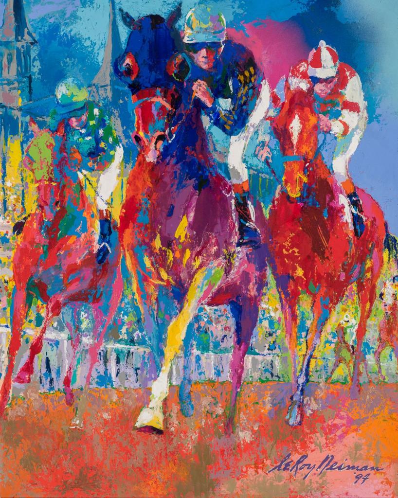 “Front Runners,” by LeRoy Neiman 